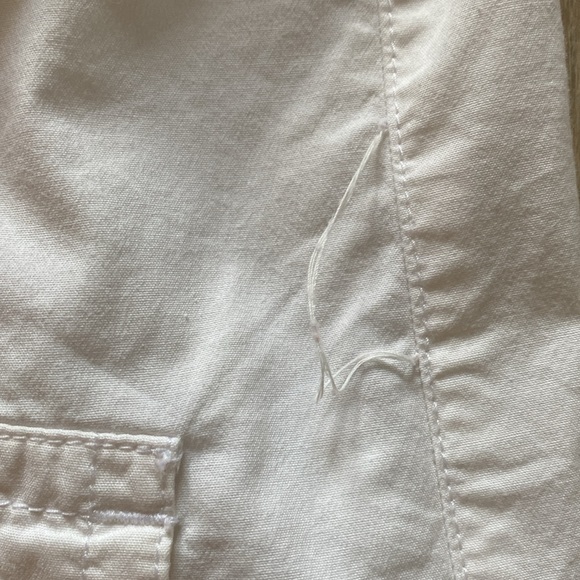 Talbots White Button Down Blouse 6 - Picture 5 of 8